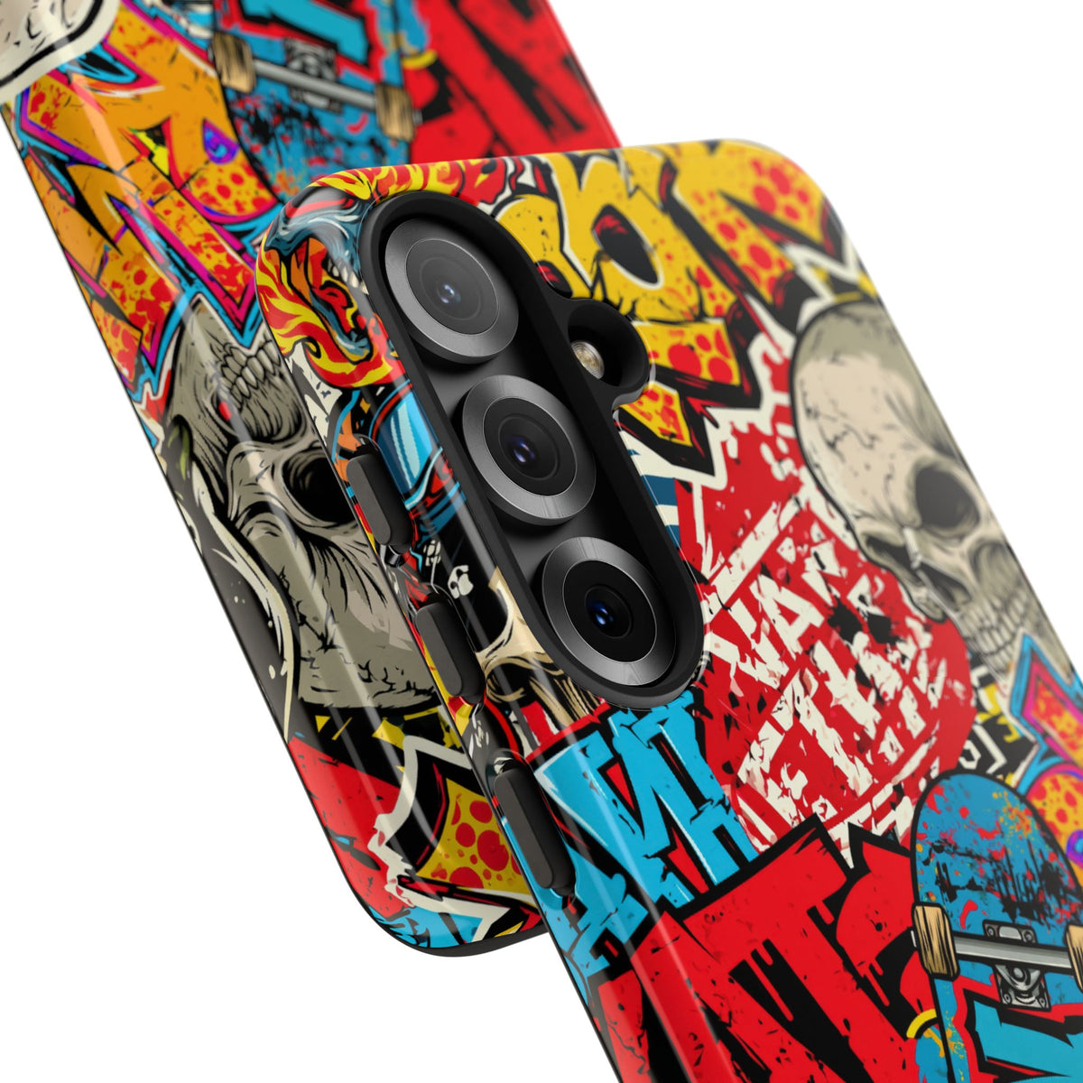 Skate Skull Riot · Tough Phone Case for Samsung · Red