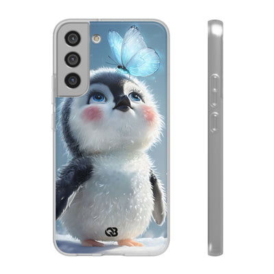 Frosty Penguin Glow · Soft Phone Case for Samsung