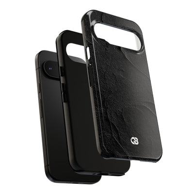 Obsidian Stucco Relief · Tough Phone Case for Pixel ·  Black