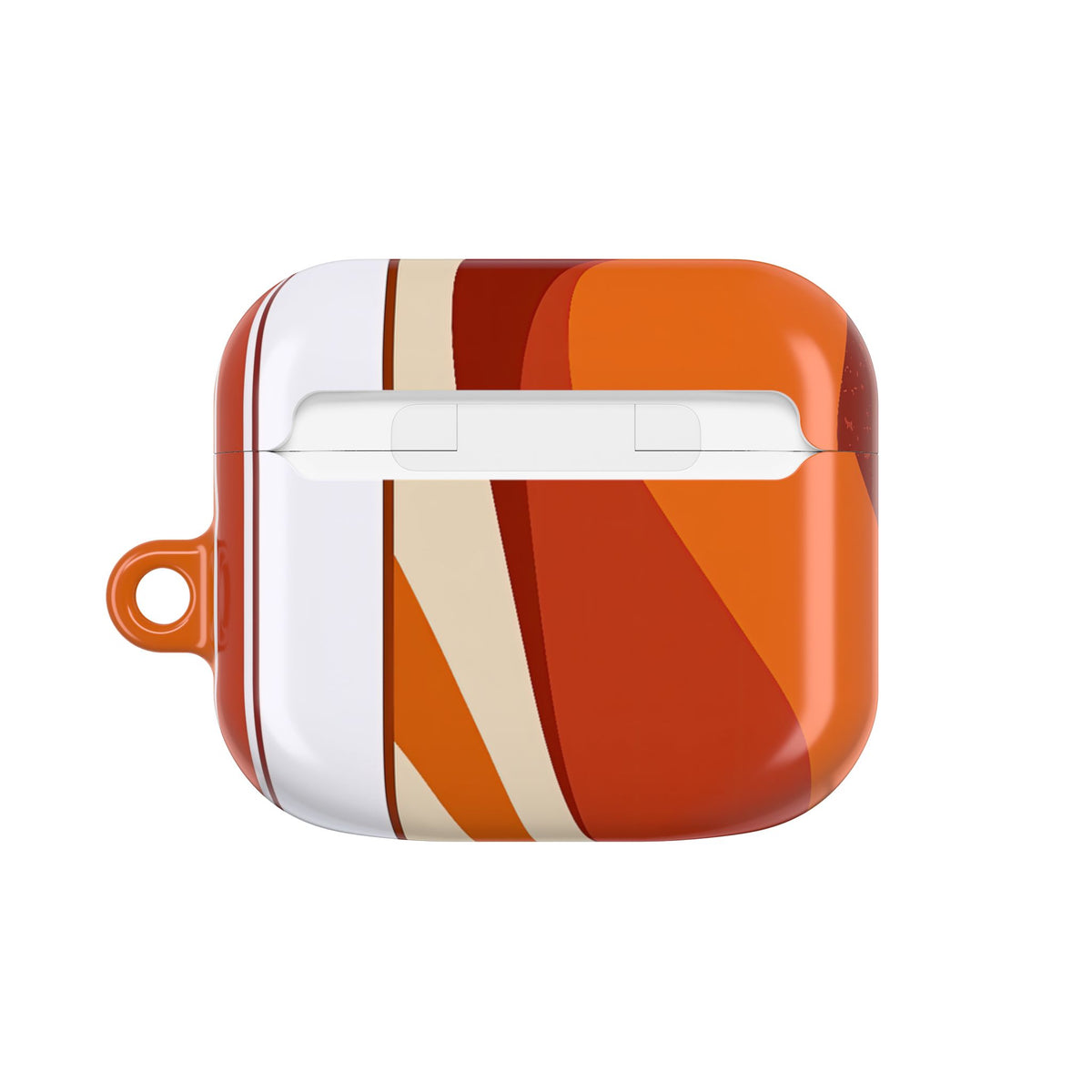 Terracotta Strata · Hard Case for AirPods & AirPods Pro · Orange