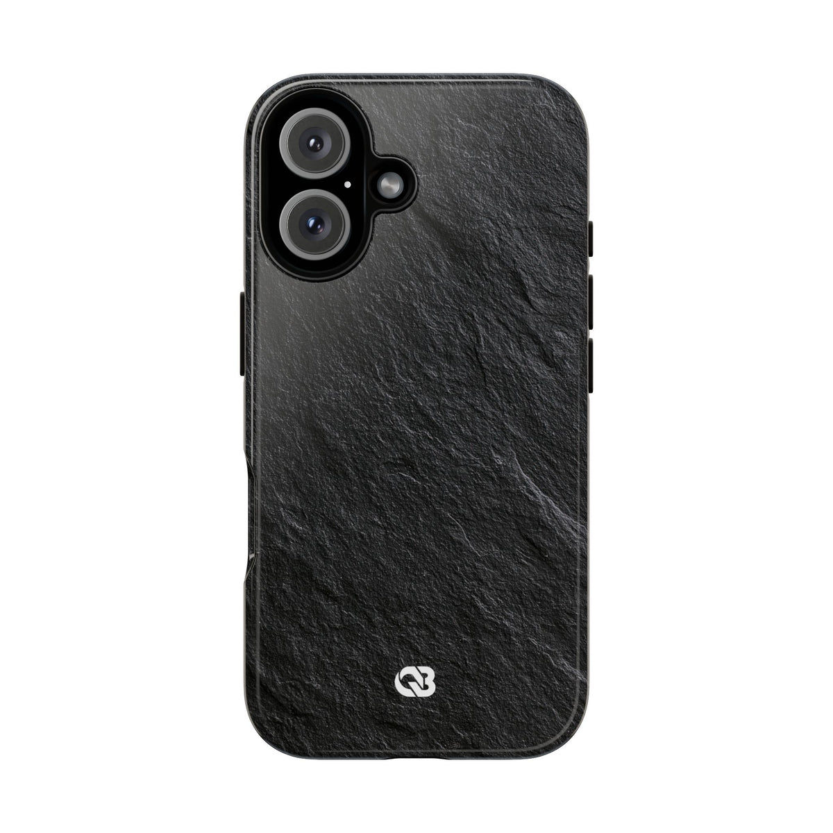 Obsidian Slate · Tough Phone Case for iPhone · Black