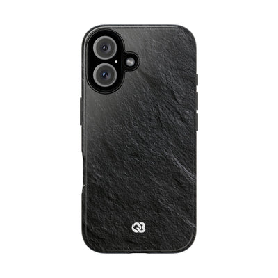 Obsidian Slate · Tough Phone Case for iPhone · Black