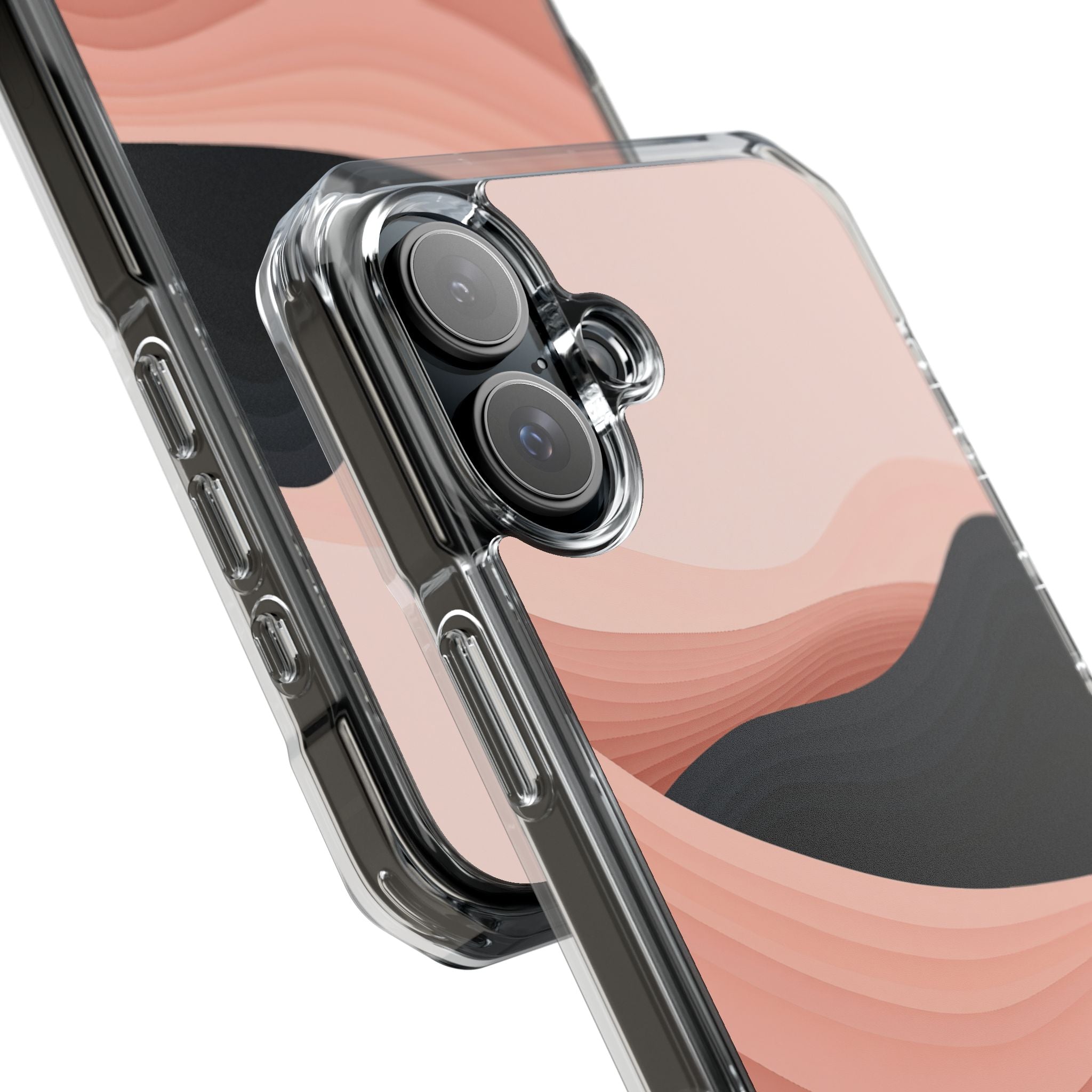 Pink Impact MagSafe Phone Case for iPhone - Dune Shadow Layers