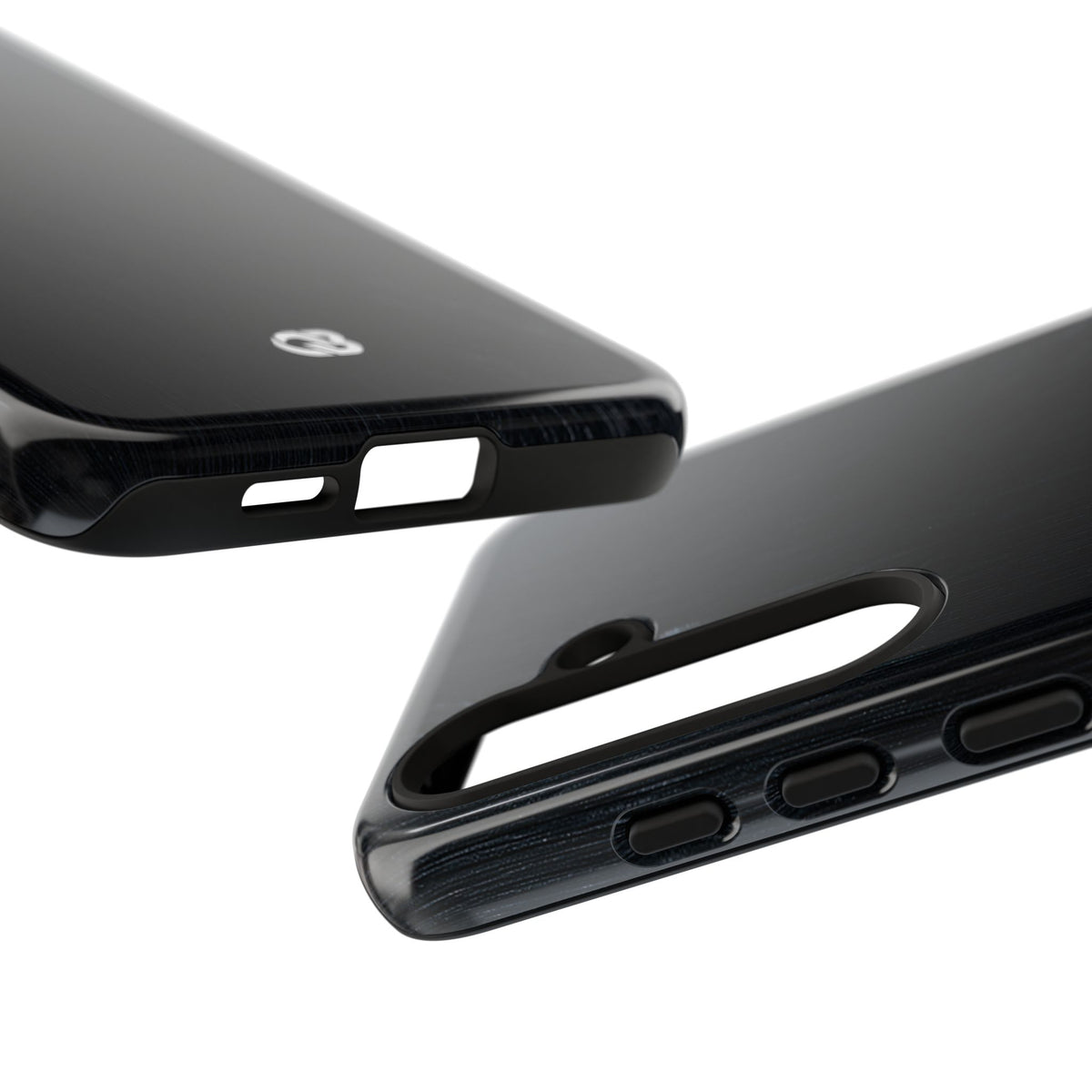 Brushed Obsidian Steel · Tough Phone Case for Samsung · Black