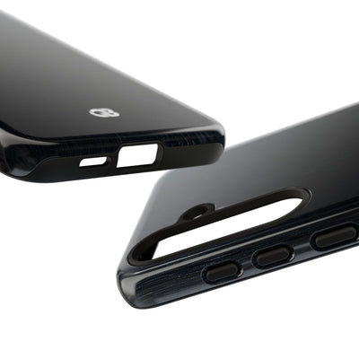 Brushed Obsidian Steel · Tough Phone Case for Samsung · Black