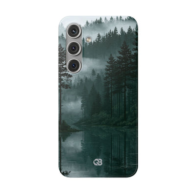 Green Lite Phone Case for Samsung - Misty Evergreen Mirror