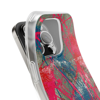 Neon Static Drip · Lite Phone Case for iPhone ·  Pink