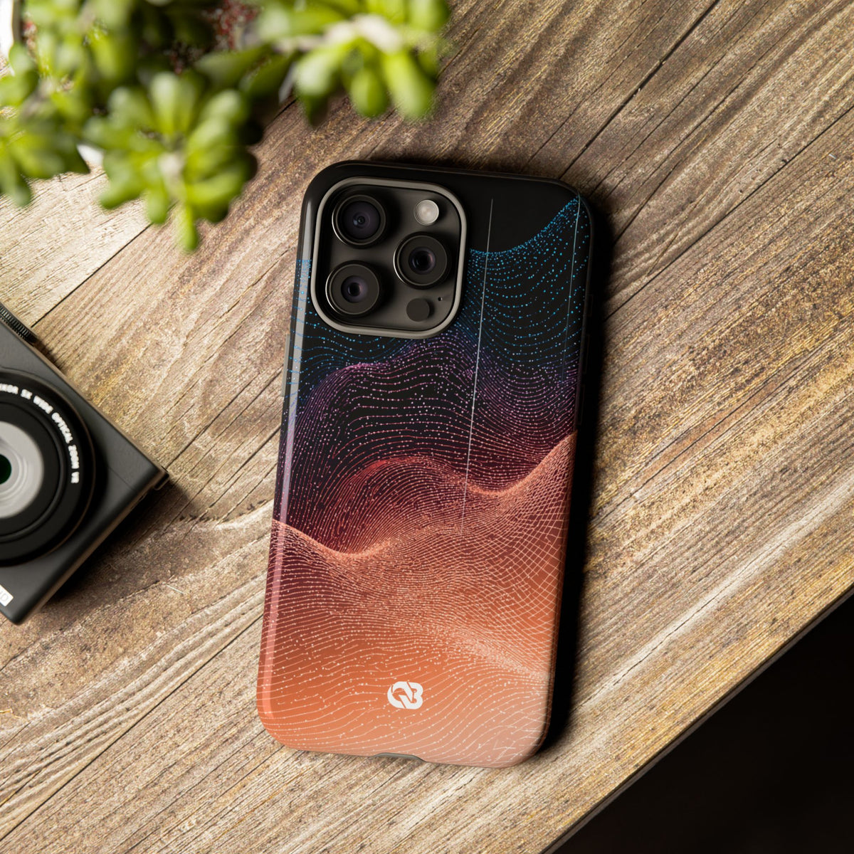 Spectral Elevation · Tough Phone Case for iPhone · Orange