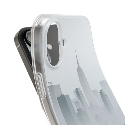 Grey Lite Phone Case for iPhone - Steel Mist Skyline