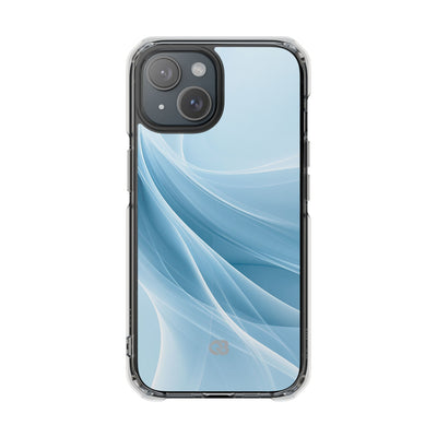 Blue Impact MagSafe Phone Case for iPhone - Arctic Silk Drift