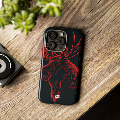 Nordic Elk · Tough Phone Case for iPhone · Black