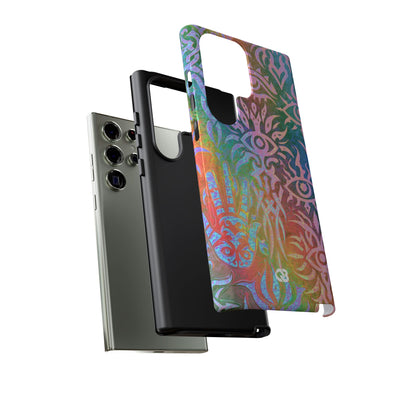 Chromatic Mystic Sigil · Tough Phone Case for Samsung · Blue