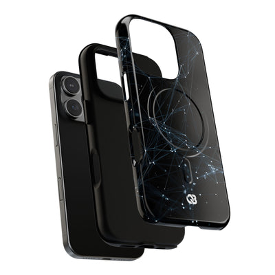 Black Tough 2.0 Magsafe Phone Case for iPhone - Arctic Neural Mesh