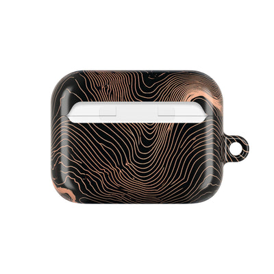 Mesa Elevation Contour · Hard Case for AirPods & AirPods Pro · Black