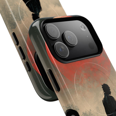Crimson Moon Ronin · Tough 2.0 Magnetic Phone Case for iPhone · Red