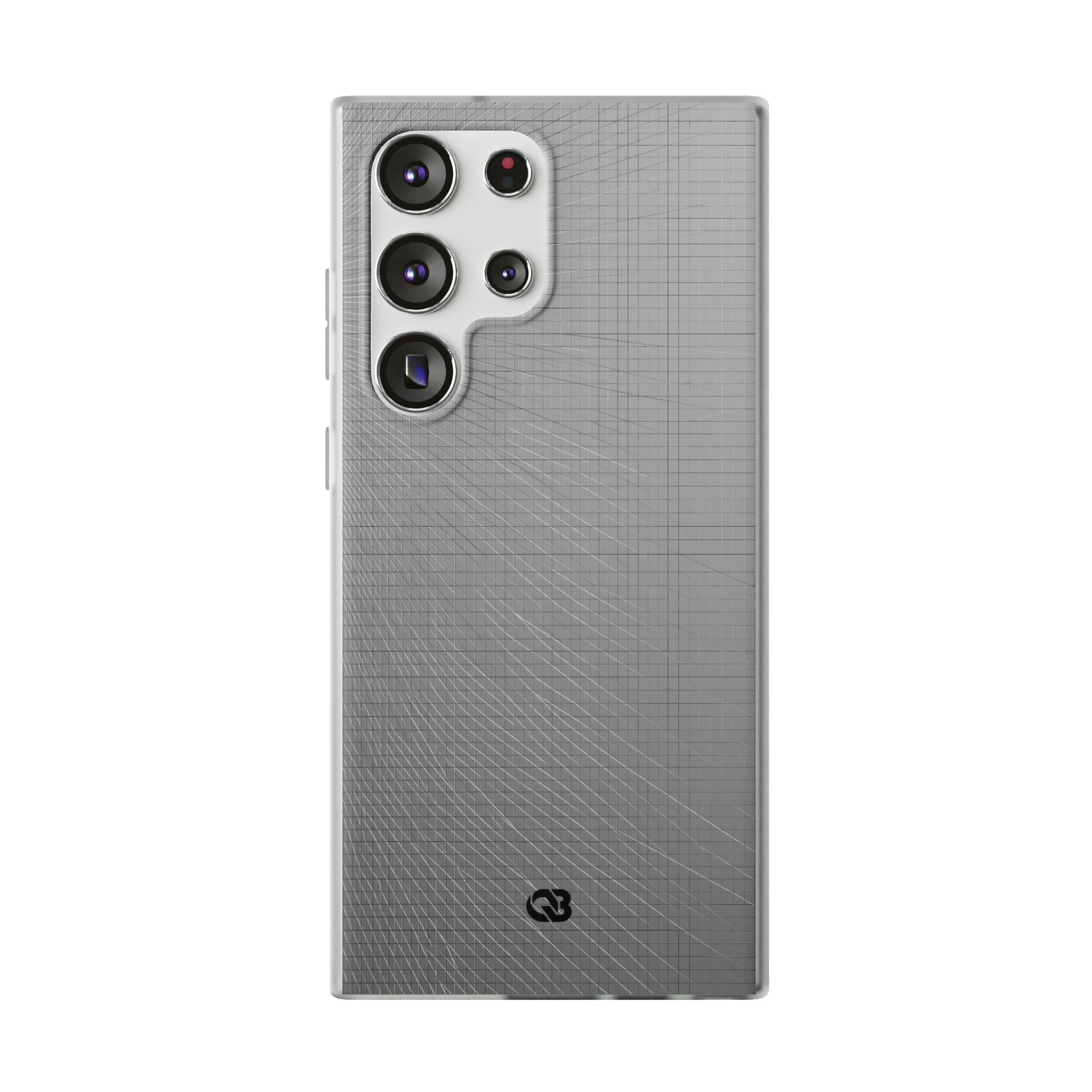 Grey Lite Phone Case for Samsung - Chrome Mesh Warp