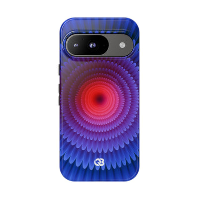 Radial Spectrum Bloom · Tough Phone Case for Pixel ·  Blue