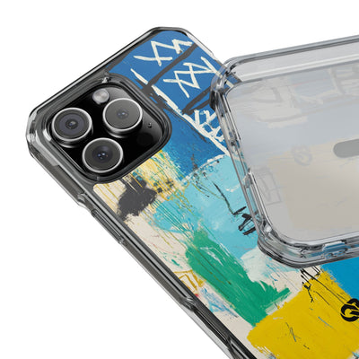 Azure Urban Scribble · Impact Custodia per iPhone · Magsafe