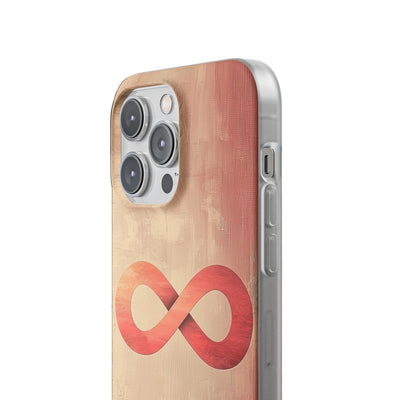 Terracotta Infinity Stroke · Soft Handyhülle für iPhone