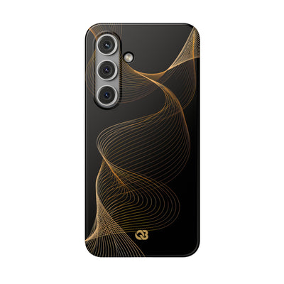 Gold Lite Phone Case for Samsung - Burnished Bronze Helix