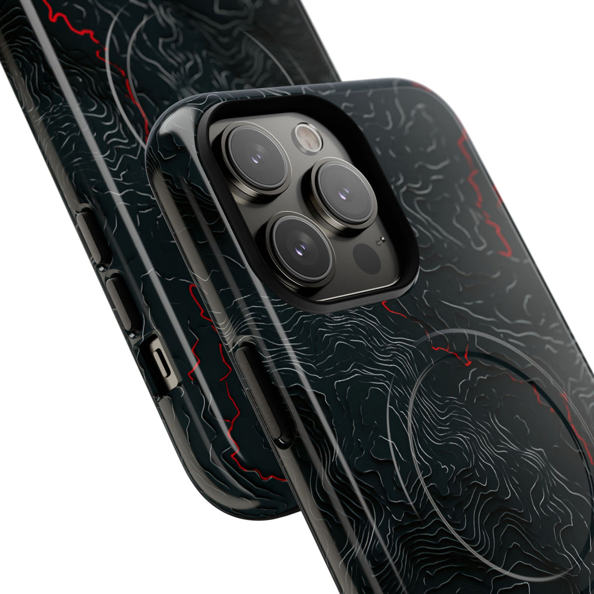 Crimson Rift · Tough 2.0 Magnetic Phone Case for iPhone · Black