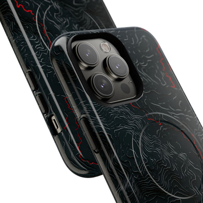 Crimson Rift · Tough 2.0 Magnetic Phone Case for iPhone · Black