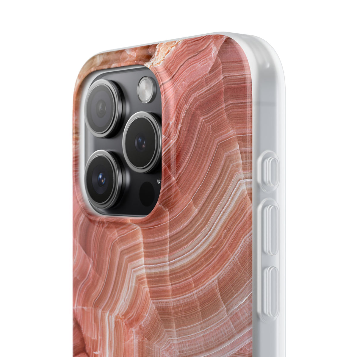 Blushing Rose Strata · Lite Phone Case for iPhone ·  Pink