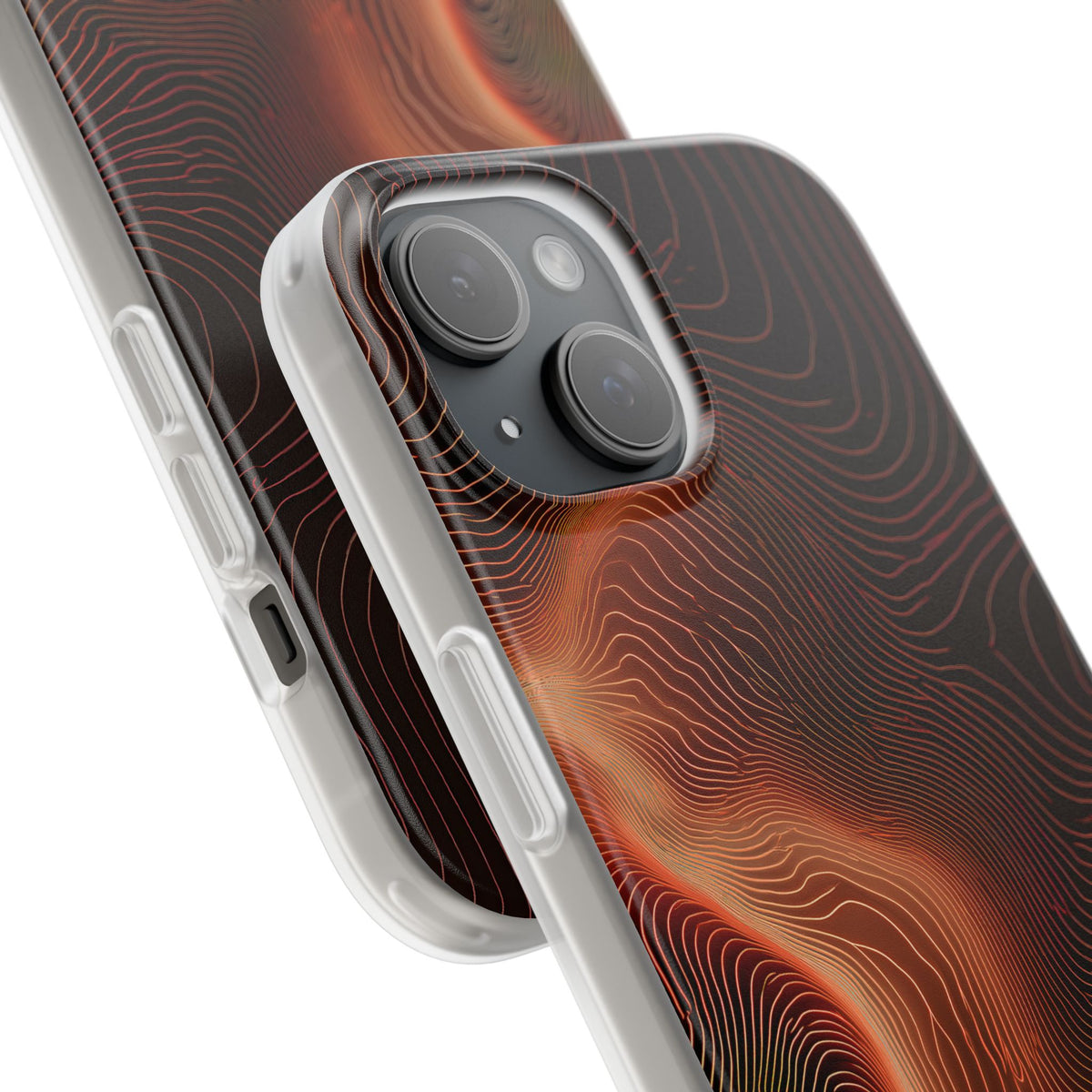 Caldera Ridge · Lite Phone Case for iPhone ·  Orange