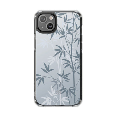Blue Impact MagSafe Phone Case for iPhone - Slate Bamboo Shadow
