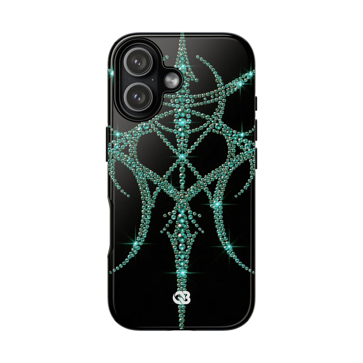 Teal Cyber Sigil · Tough Phone Case for iPhone · Teal