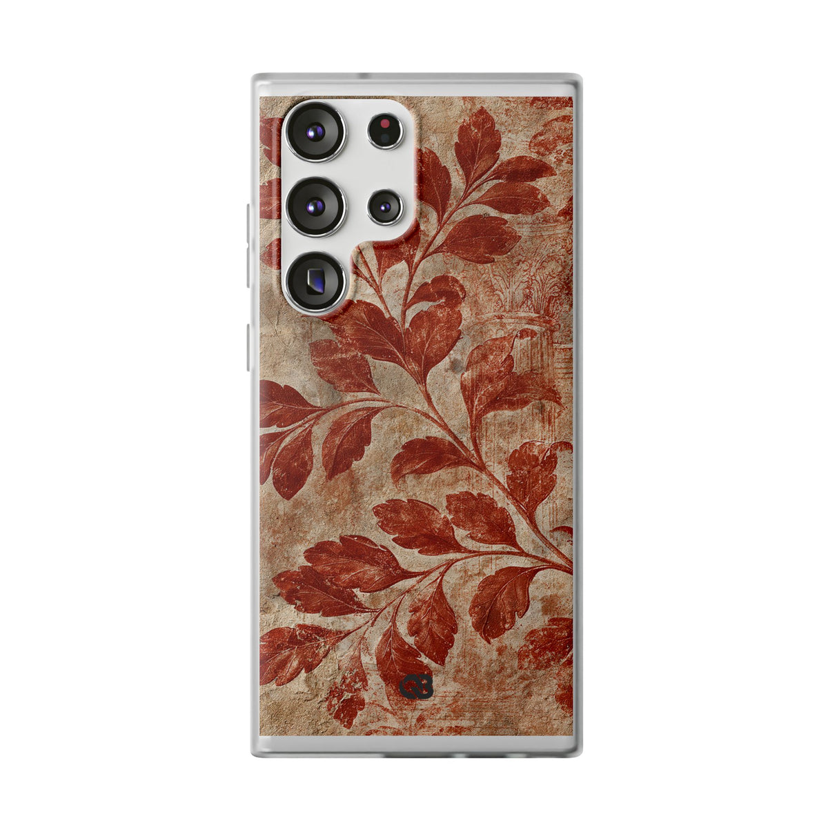 Terracotta Botanical Fresco · Lite Phone Case for Samsung · Red