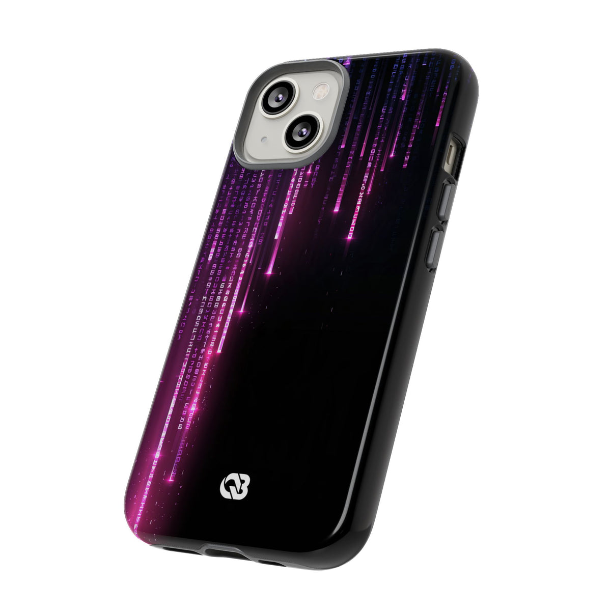 Binary Cascade · Tough Phone Case for iPhone · Black