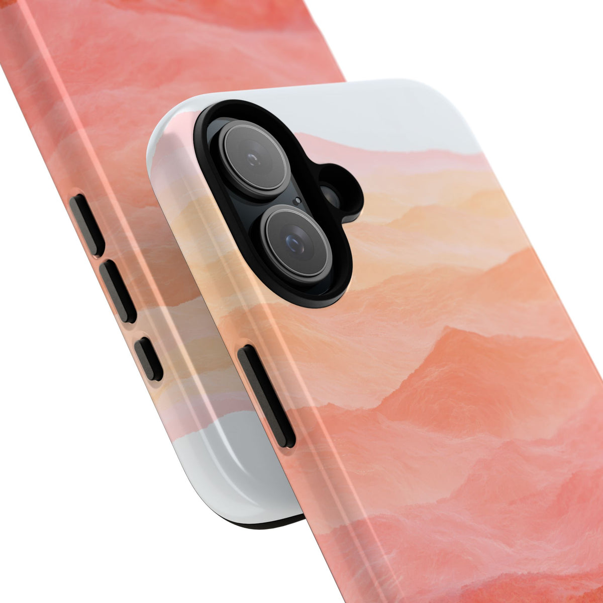 Alpenglow Ridge Vista · Tough Phone Case for iPhone · Orange