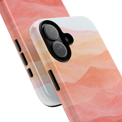 Alpenglow Ridge Vista · Tough Phone Case for iPhone · Orange
