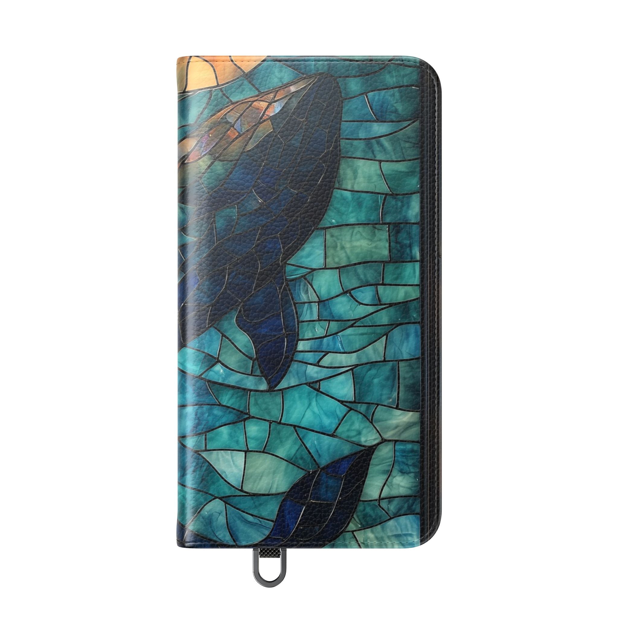 Blue Whale Mosaic - Samsung S24 Plus Case - Wallet