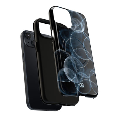 Blue Tough 2.0 Magsafe Phone Case for iPhone - Cyan Pulse Ripple