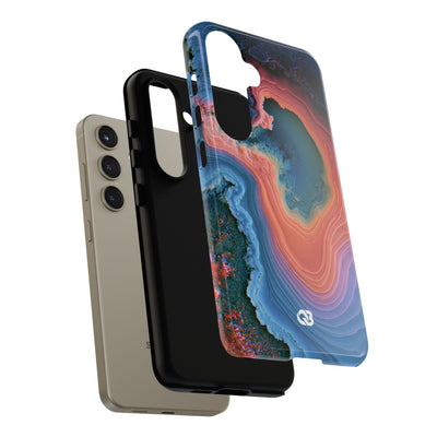 Luminous Resonance · Tough Phone Case for Samsung · Blue