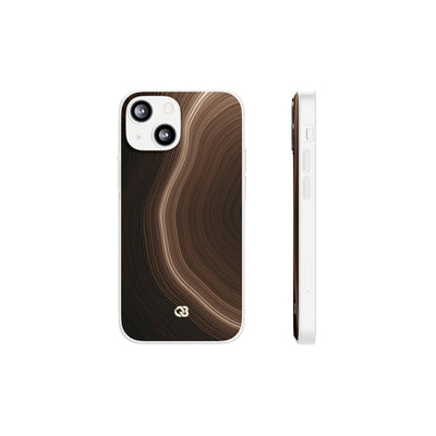 Umber Strata · Lite Phone Case for iPhone ·  Brown