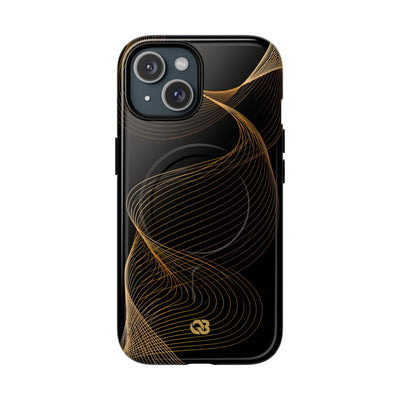 Gold Tough 2.0 Magsafe Phone Case for iPhone - Burnished Bronze Helix
