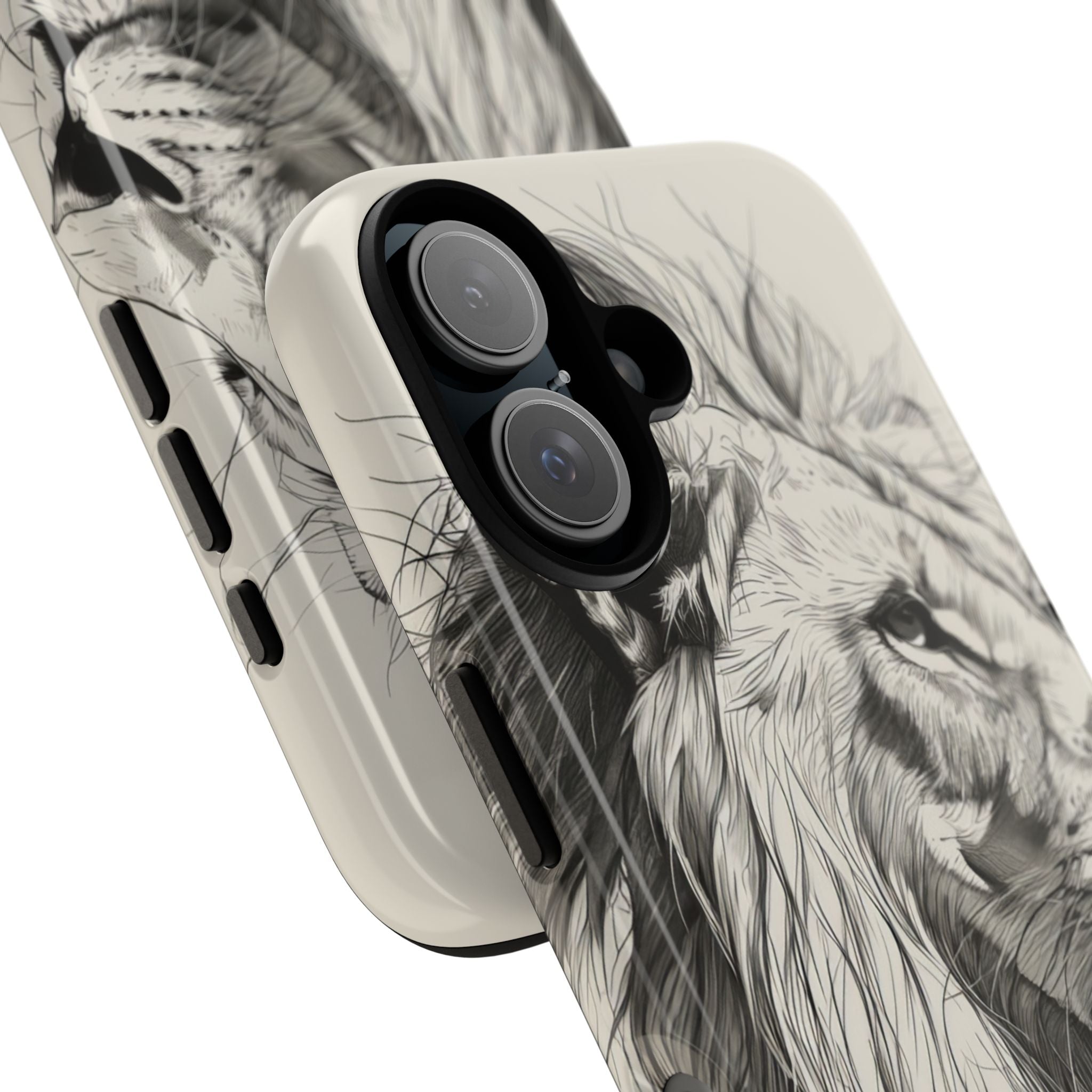 Lion Flow iPhone 16 hoesje - Tough