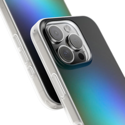 Black Lite Phone Case for iPhone - Electric Prism Grain
