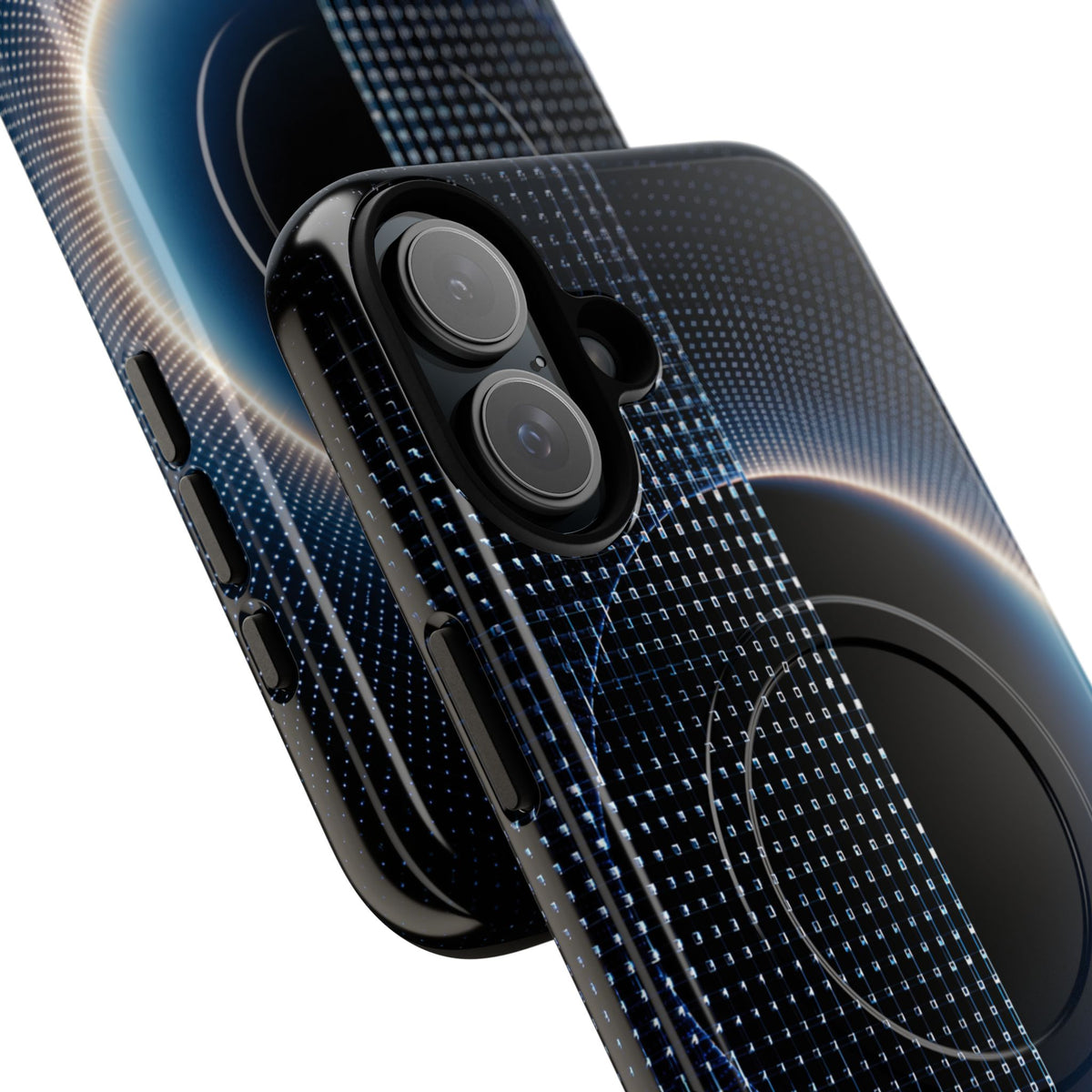 Luminous Meridian · Tough 2.0 Magnetic Phone Case for iPhone · Black