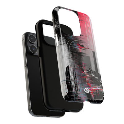 Black Tough 2.0 Magsafe Phone Case for iPhone - Crimson Data Leak