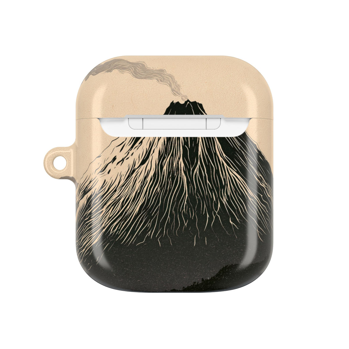 Fuji Summit · Hard Case for AirPods & AirPods Pro · Beige