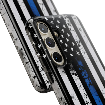 Gritty Cobalt Flag · Tough Handyhülle für Samsung