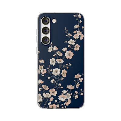 Midnight Plum Blossom · Lite Phone Case for Samsung · Blue