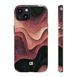 Rose Contour Waves · Tough Phone Case for iPhone · Pink