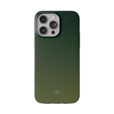 Green Lite Phone Case for iPhone - Shadow Moss Grain
