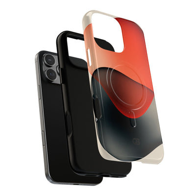 Translucent Crimson Form · Tough 2.0 Magnetic Phone Case for iPhone · Red