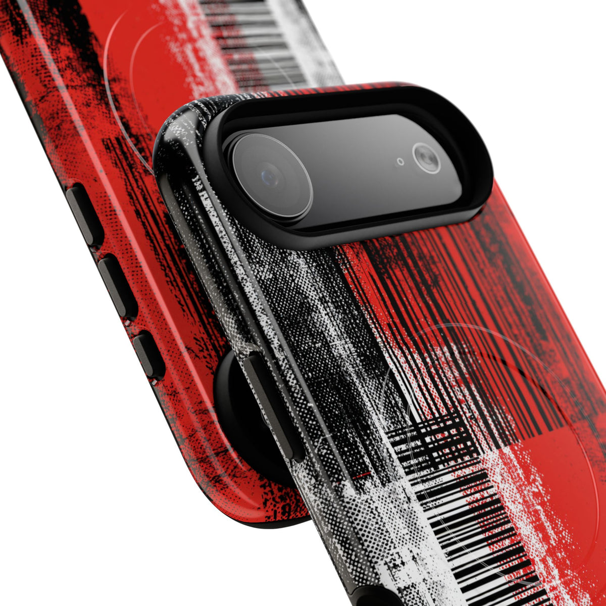 Distorted Barcode · Tough 2.0 Magnetic Phone Case for iPhone · Black
